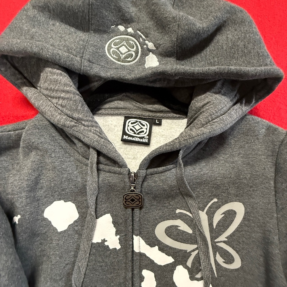 MauiBuilt Gray Hoodie